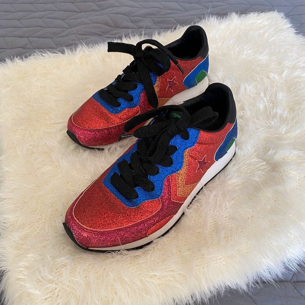 Converse JW Anderson Uniqlo Loewe Collab Limited Edition Sneaker Multi Glitter